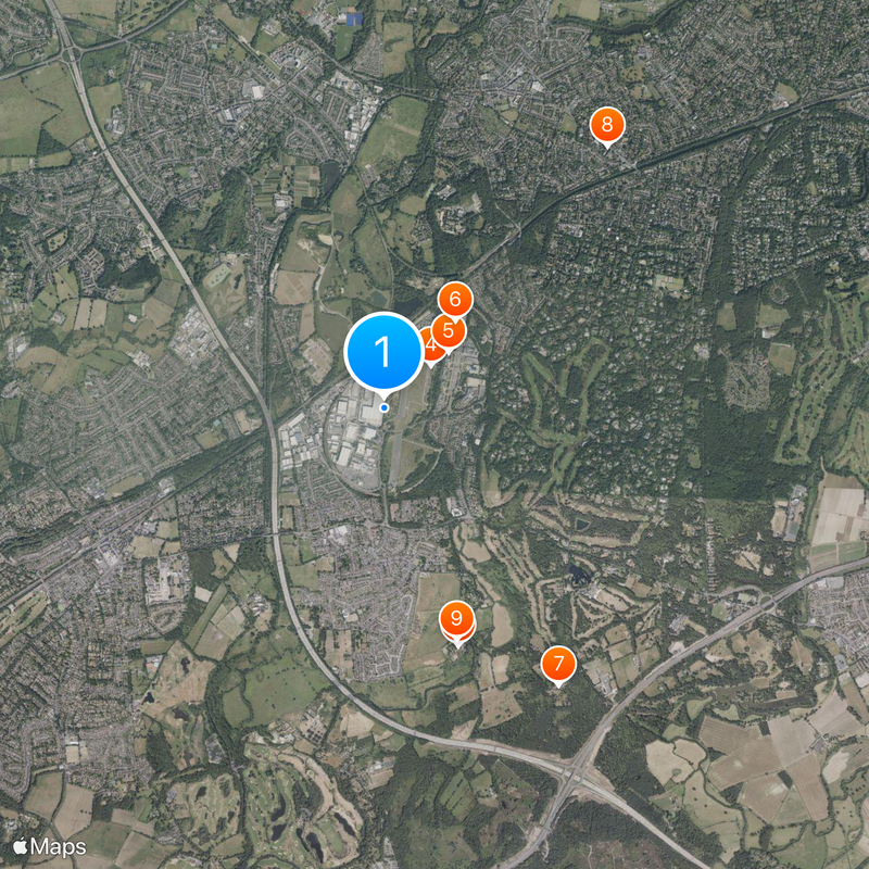 Brooklands Map