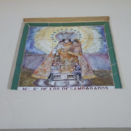 Ceramic panel of Our Lady of the Forsaken in Benifaraig