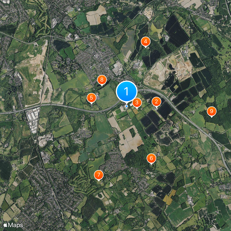 Shenley Training Centre Map