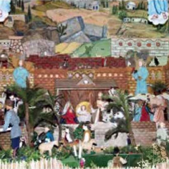 Ruchoma szopka w Łące Prudnickiej