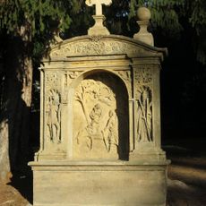 Kaplička I . zastavení cesty Sedmi bolestí Panny Marie v Klášterci nad Ohří