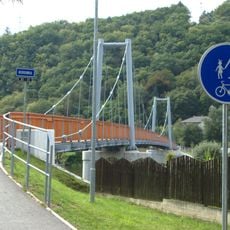Footbridge in Beroun Na Ptáku