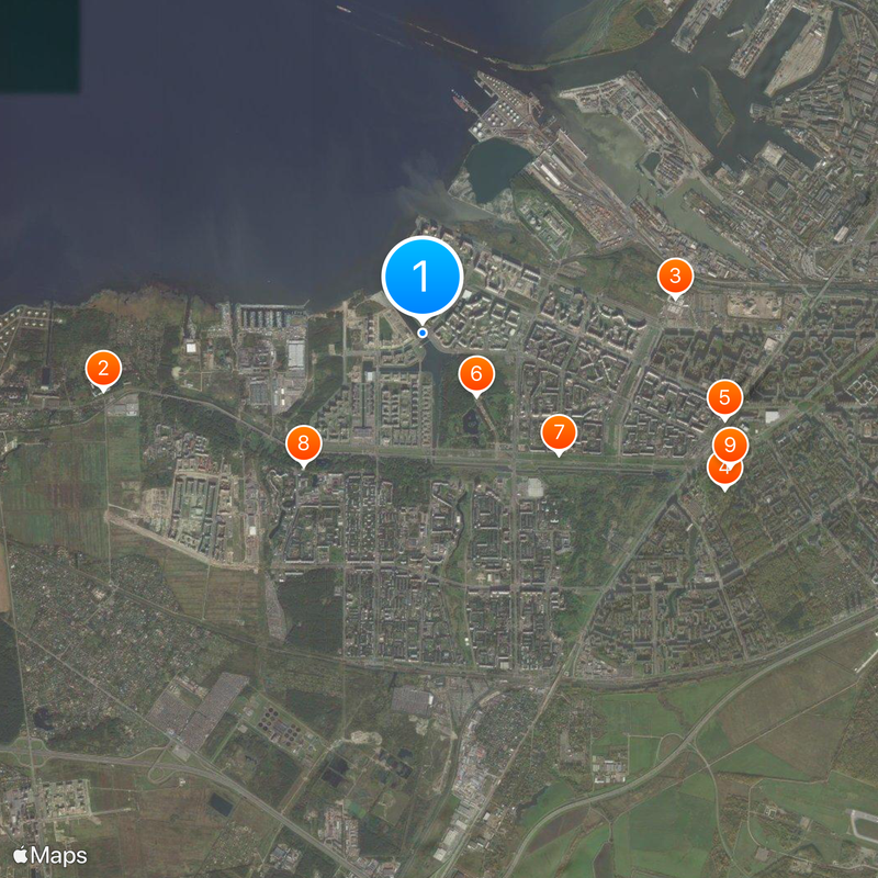 Akhmad Kadyrov Bridge Mapa