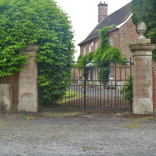 Gate Piers To Manor Farm, And Mounting Block