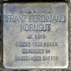 Stolperstein dedicated to Franz Ferdinand Korngut