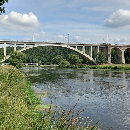Eisenbahnbrücke über die Fulda
