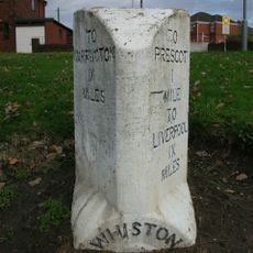Milestone, Warrington Road; Holt