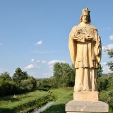 Barokový cestný most, socha