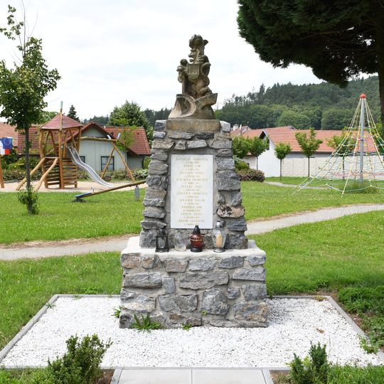 World War I memorial in Milonice
