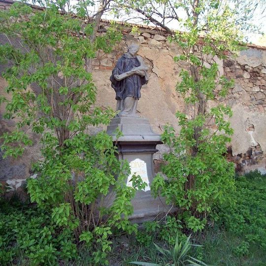 Socha svatého Jana Nepomuckého ve Štěnovickém Borku