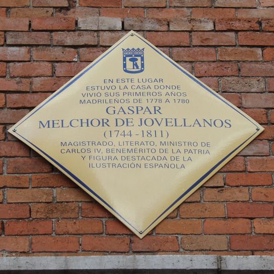 Commemorative plaque to Gaspar Melchor de Jovellanos, Madrid