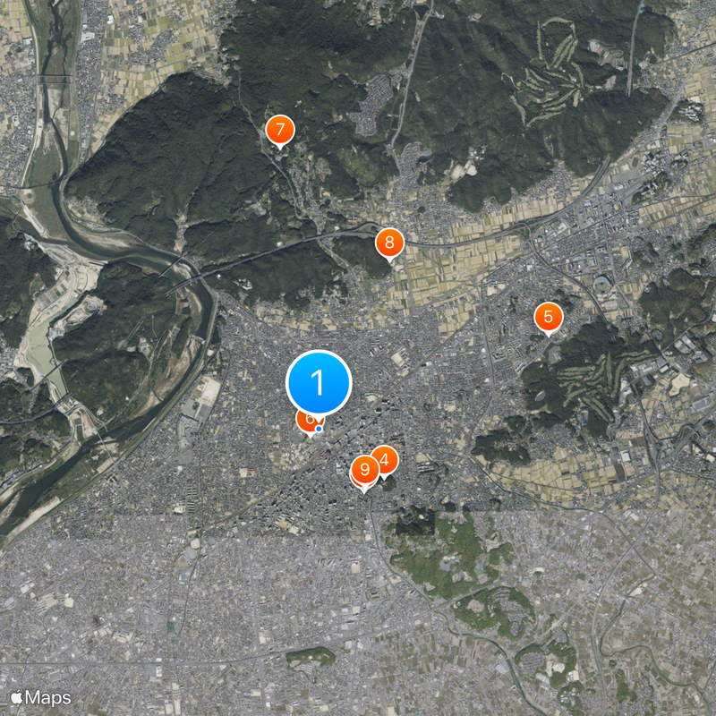 Kurashiki Tivoli Park Map