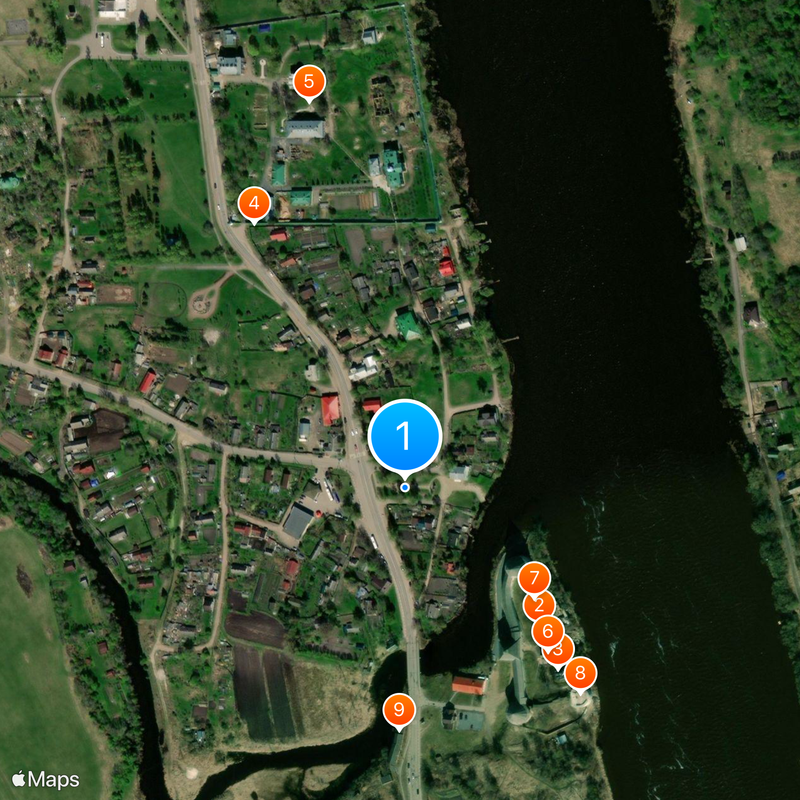 Staraja Ladoga Karte