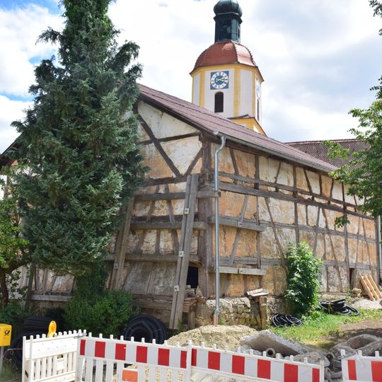 Scheune Nähe Burgstraße; Schmiedstraße 16 in Denkendorf