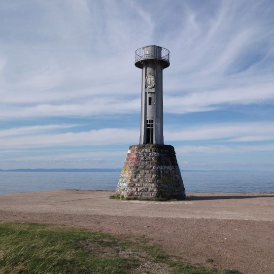 Сигнальный маяк на Кругобайкальской железной дороге