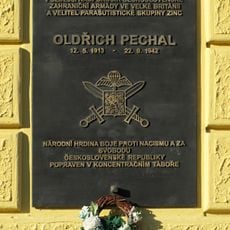 Pamětní deska Oldřicha Pechala