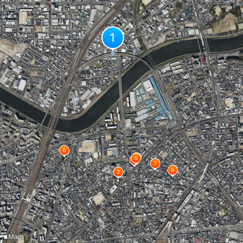 Minami-Suita Station Map