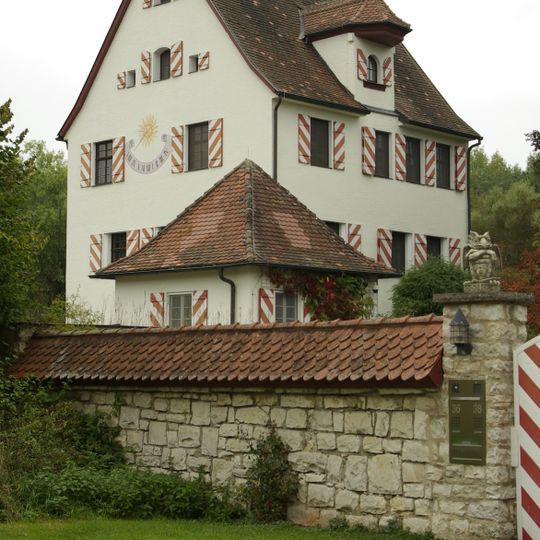 Former moated castle
