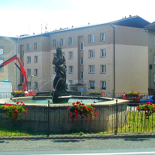 Kašna se sochou Neptuna