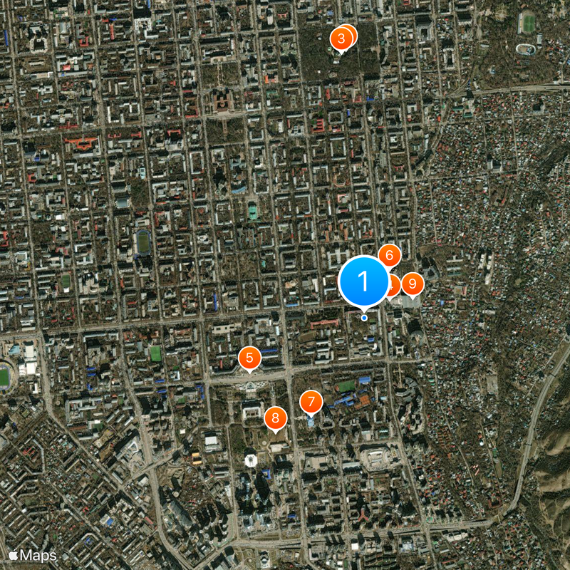 KIMEP University Map