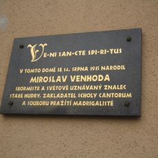 Pamětní deska Miroslava Venhody