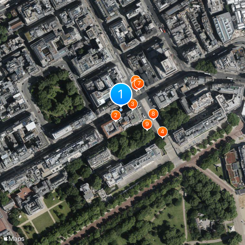 Travellers Club Mapa