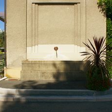 Twin fountains crematorium Bremgartenfriedhof