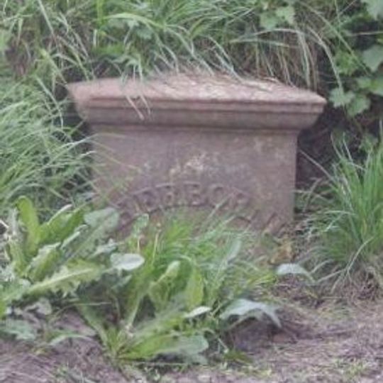 Milepost, Sherborne, S of junction with B3145