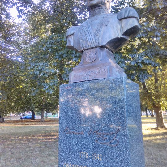 O'Higginsův pomník v parku Generála Lázaro Cárdenase