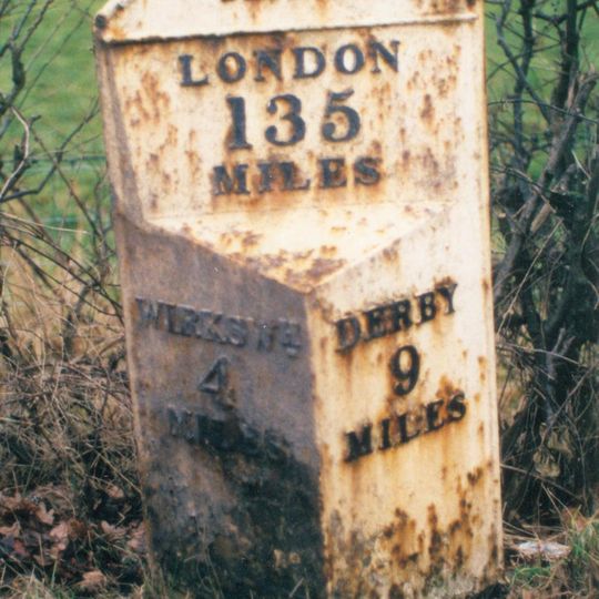 Milepost 500 Yds West South West Of The Junction Of Wirksworth Road And Calladine Lane