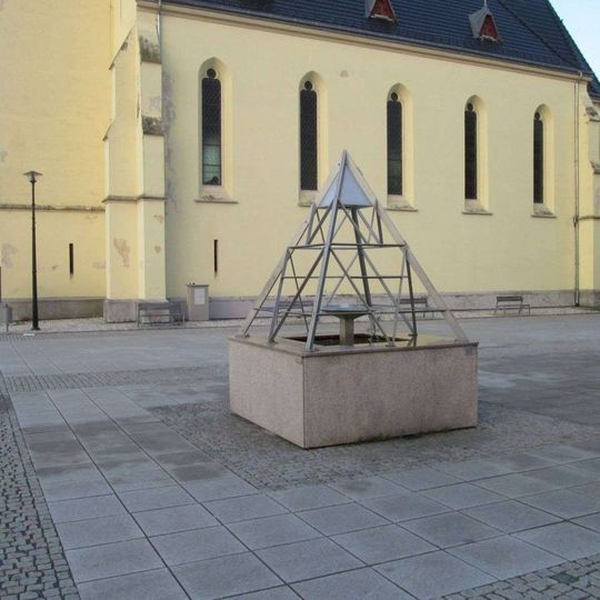 Kašna v Nýřanech na náměstí