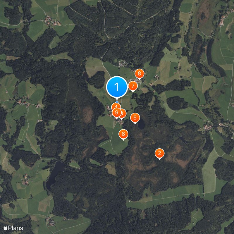 Iglesia de Wies Mapa