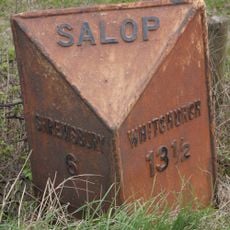 Milepost, Hadnall (N), by car sales