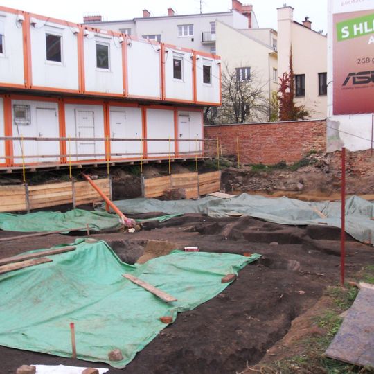 Remains of rotunda in Brno