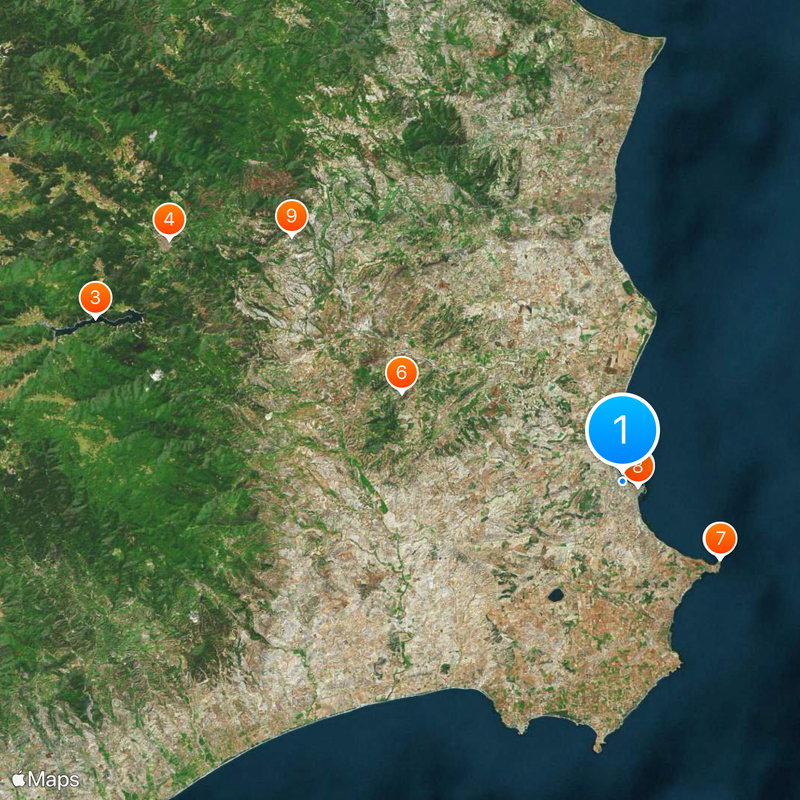 Province of Crotone Map