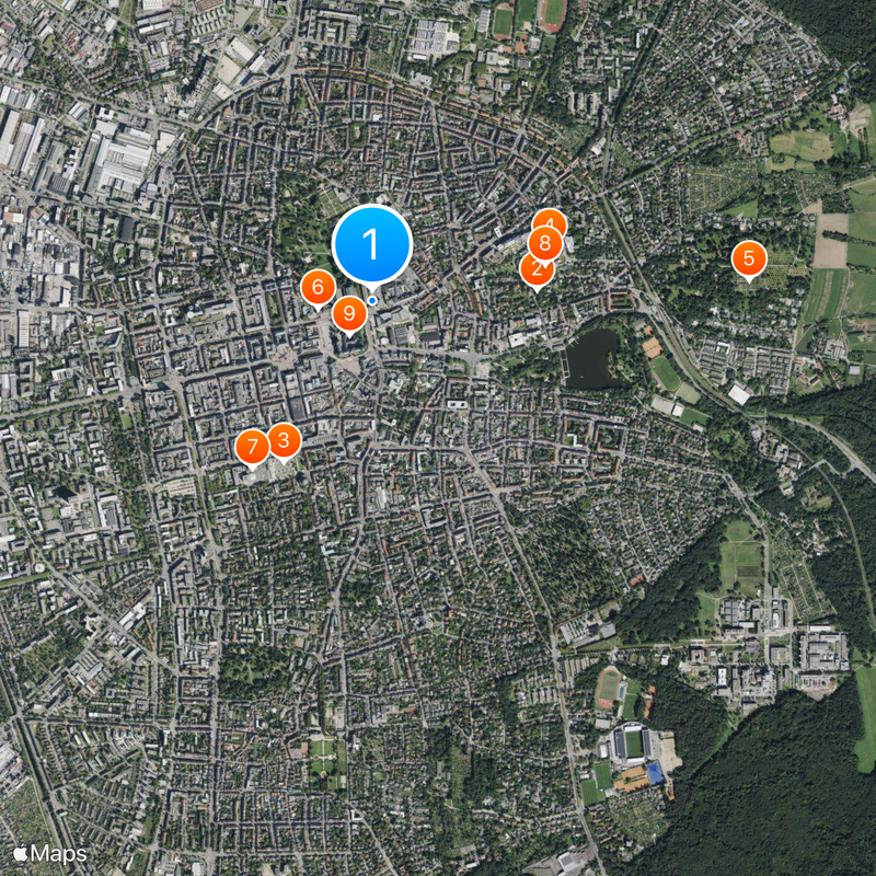 Technical University of Darmstadt Map
