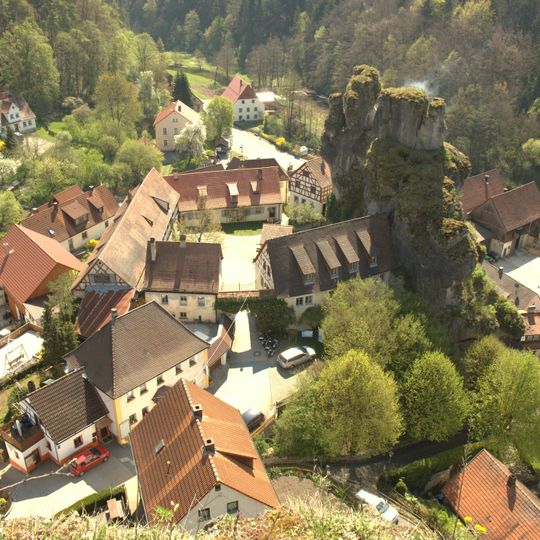 Ehemaliger Judenhof, an der Stelle der ehemaligen Unteren Burg, heute Fränkische-Schweiz-Museum