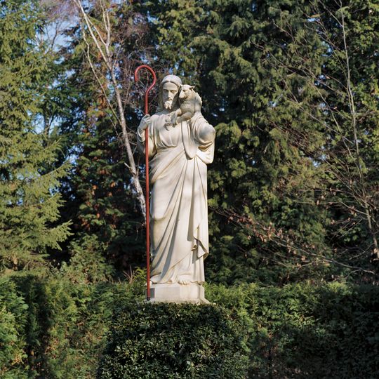 Heilig Hartklooster: beeld van Christus als goede herder