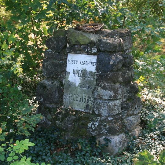 Monument to victims of cholera in Křenovice