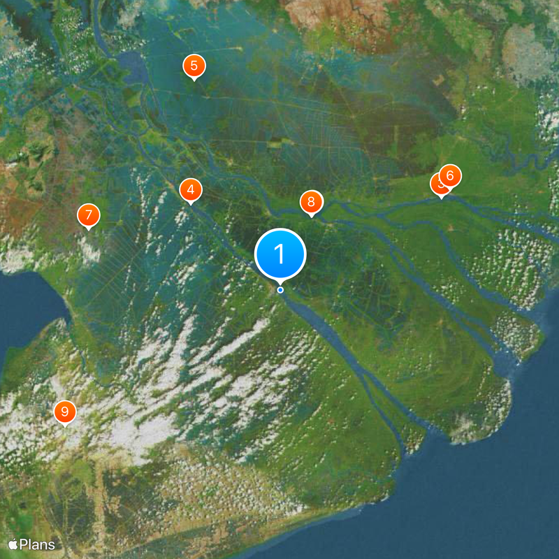 Cần Thơ Bridge Map