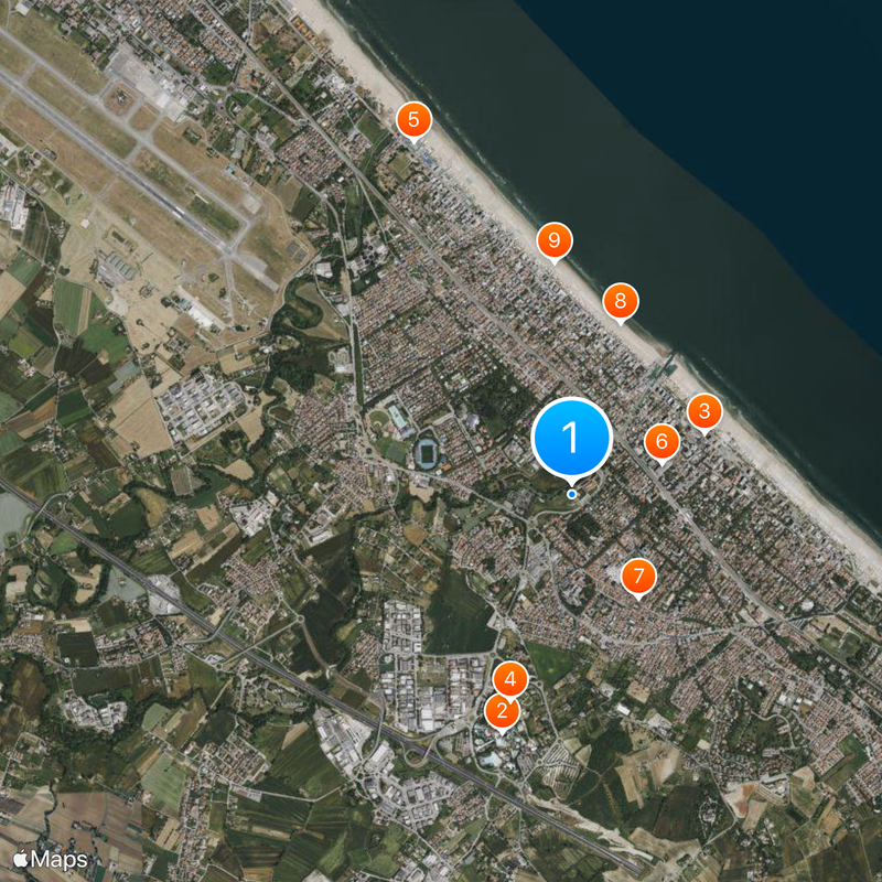 Riccione Map