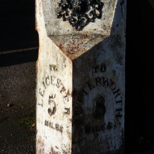 Milepost About 30 Metres South Of The Elms
