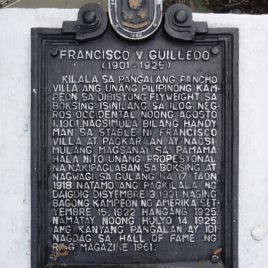 Francisco V. Guilledo historical marker