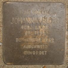 Stolperstein dedicated to Johanna Bloch