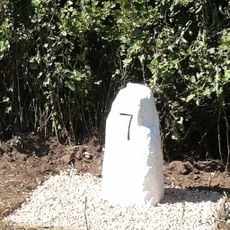 Milestone, E of Highberries Bridge