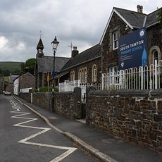 School And Master's House Including Playground And Garden Walls