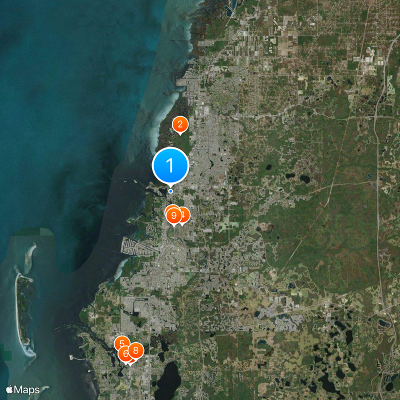 Port Richey Map