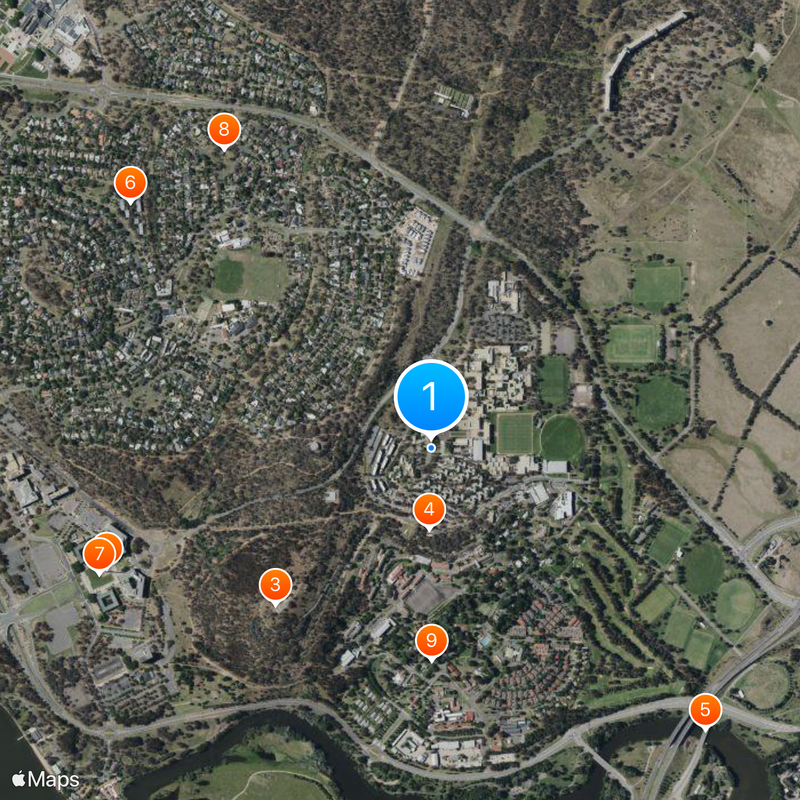 Australian Defence Force Academy Map
