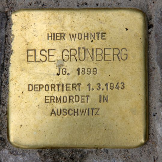 Stolperstein für Else Grünberg