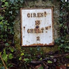 Milestone, roadside at SO9521